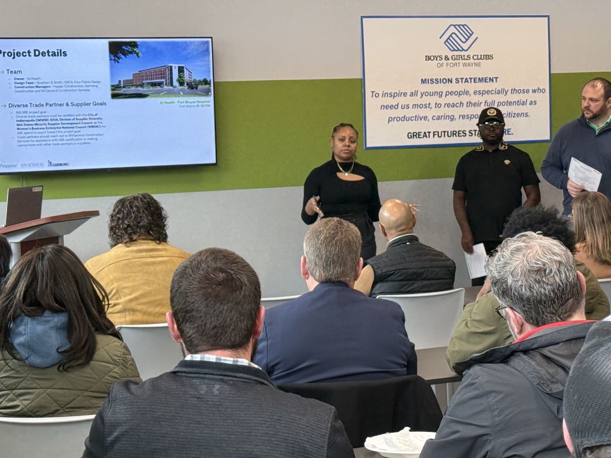 MVGeneral procurement outreach event for IU Health Ft Wayne project